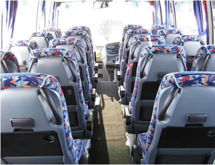 Interior - 28 seater luxury bus- BMC